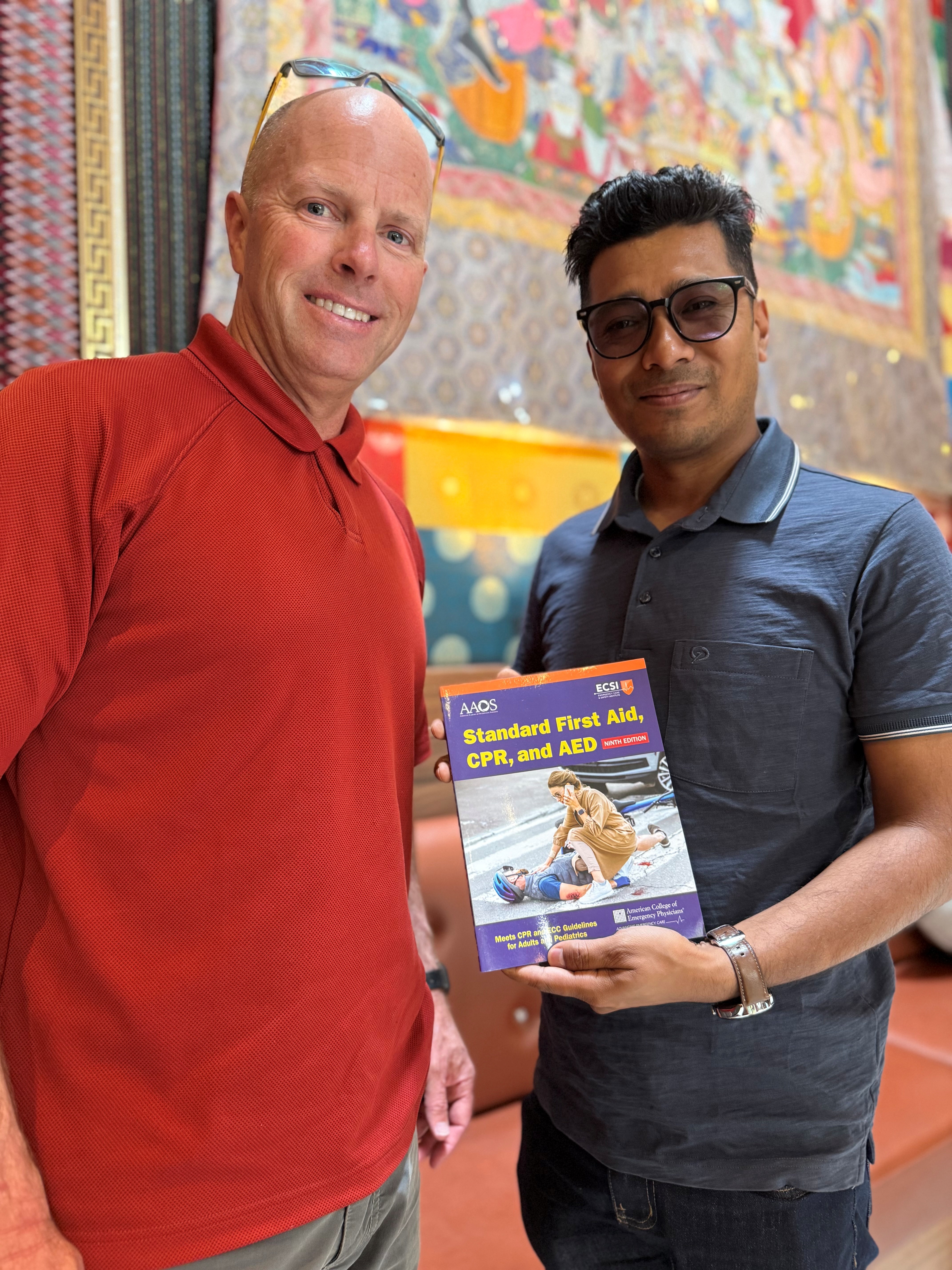 Steve Thygerson and Pramesh Koju