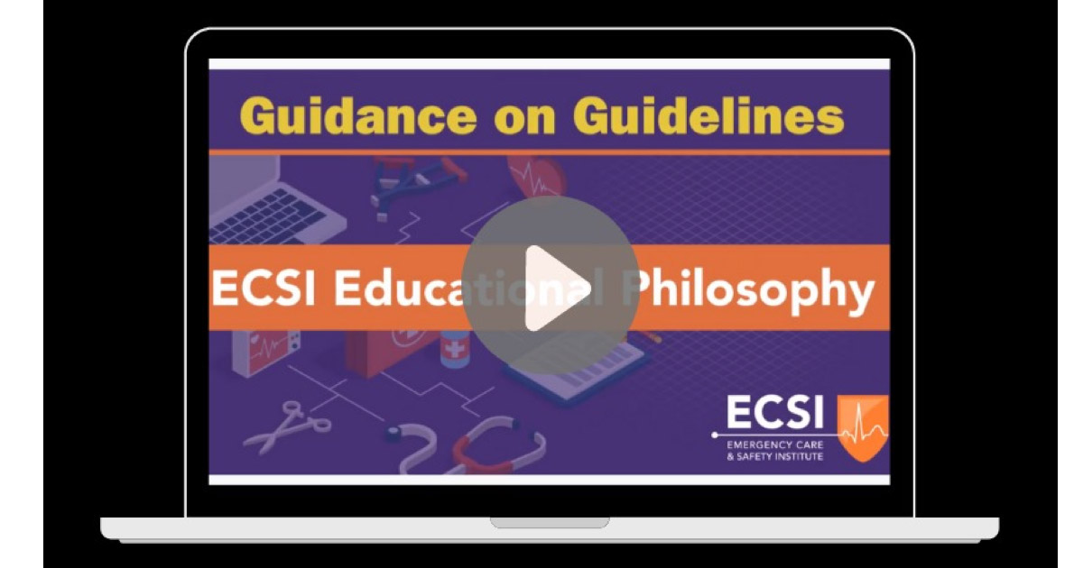 ECSI Guidance on Guidelines: ECSI Educational Philosophy ECSI Guidance on Guidelines: ECSI Educational Philosophy